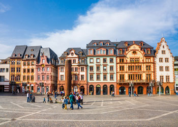 Stadtbild von Mainz*