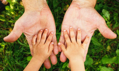 glückliche Familie