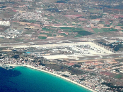 Flughafen Son Sant Joan/Mallorca.