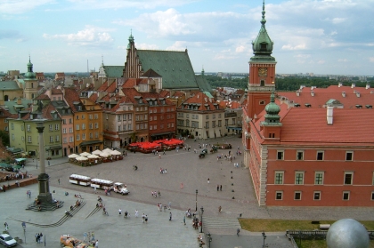 Schlossplatz in Warschau*